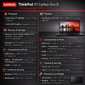 Lenovo Thinkpad X1 Carbon Series Gen 8 (Intel Core i7 10th Gen 14 Inch)