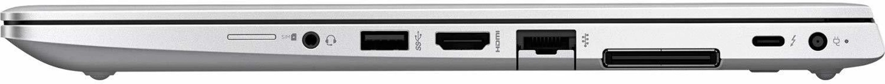 HP Elitebook Intel Core i5 8th Gen - (8 GB + 32 GB Optane/256 GB SSD/Windows 10 Pro/8 GB Graphics) HSN-124C-4 Business Laptop (14 inch, Silver, 1.48 kg)