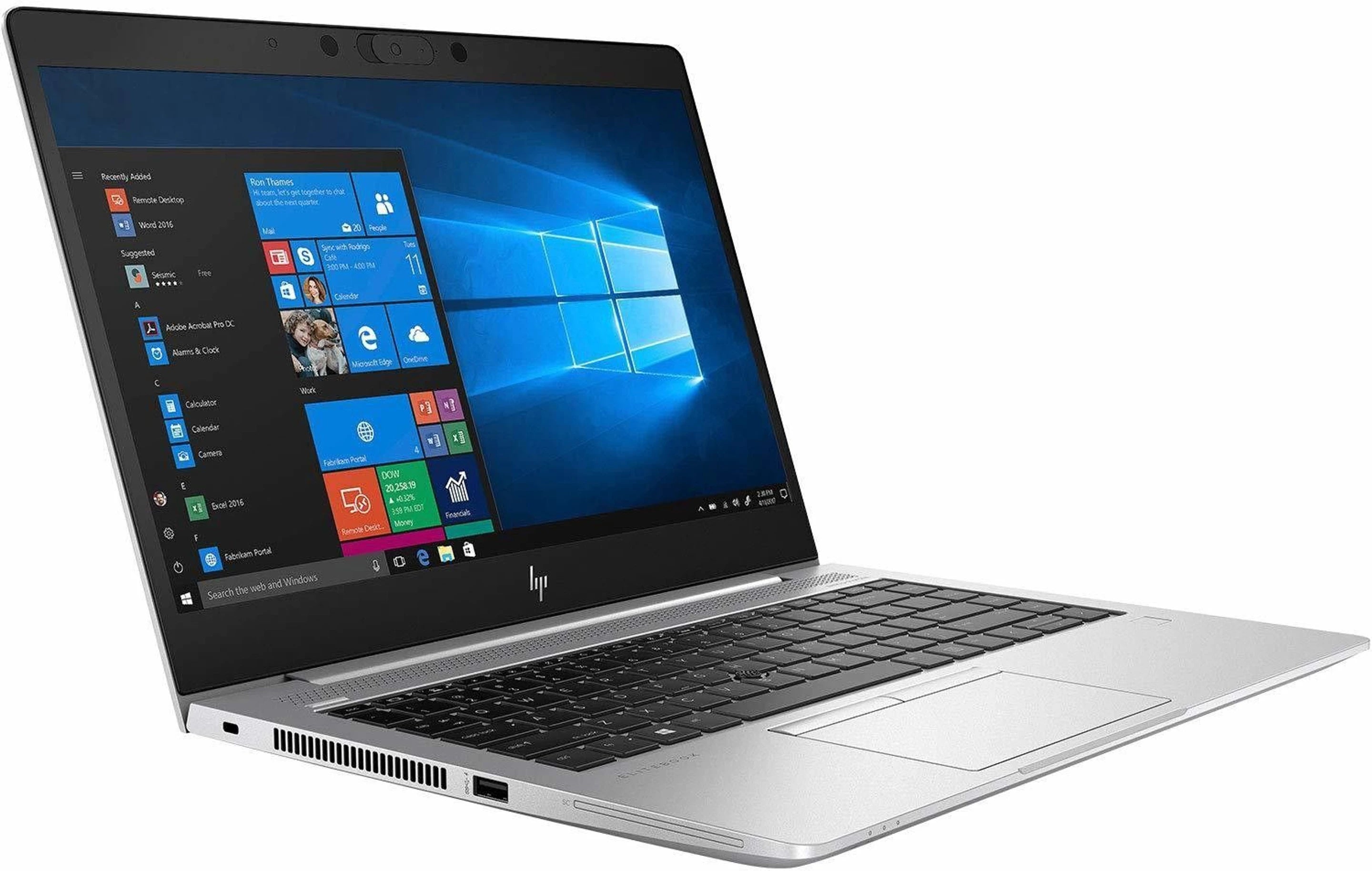 HP Elitebook Intel Core i5 8th Gen - (8 GB + 32 GB Optane/256 GB SSD/Windows 10 Pro/8 GB Graphics) HSN-124C-4 Business Laptop (14 inch, Silver, 1.48 kg)