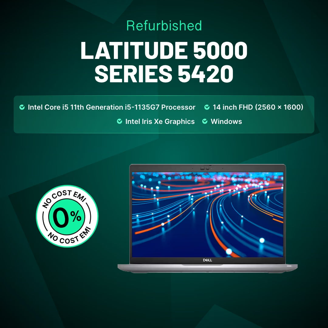 Dell Latitude 5000 Series 5420 (Intel Core i5 11th Gen 14 Inch)- Refurbished 16GB RAM 512GB NVME SSD