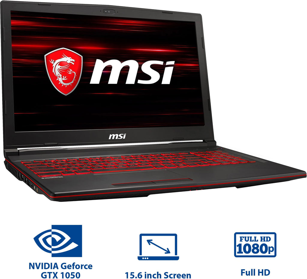 MSI GL Series Intel Core i5 8th Gen 8300H - (8 GB/1 TB HDD/Windows 10 Home/4 GB Graphics/NVIDIA GeForce GTX 1050) GL63 8RC Gaming Laptop (15.6 Inch, Black, 2.2 kg)