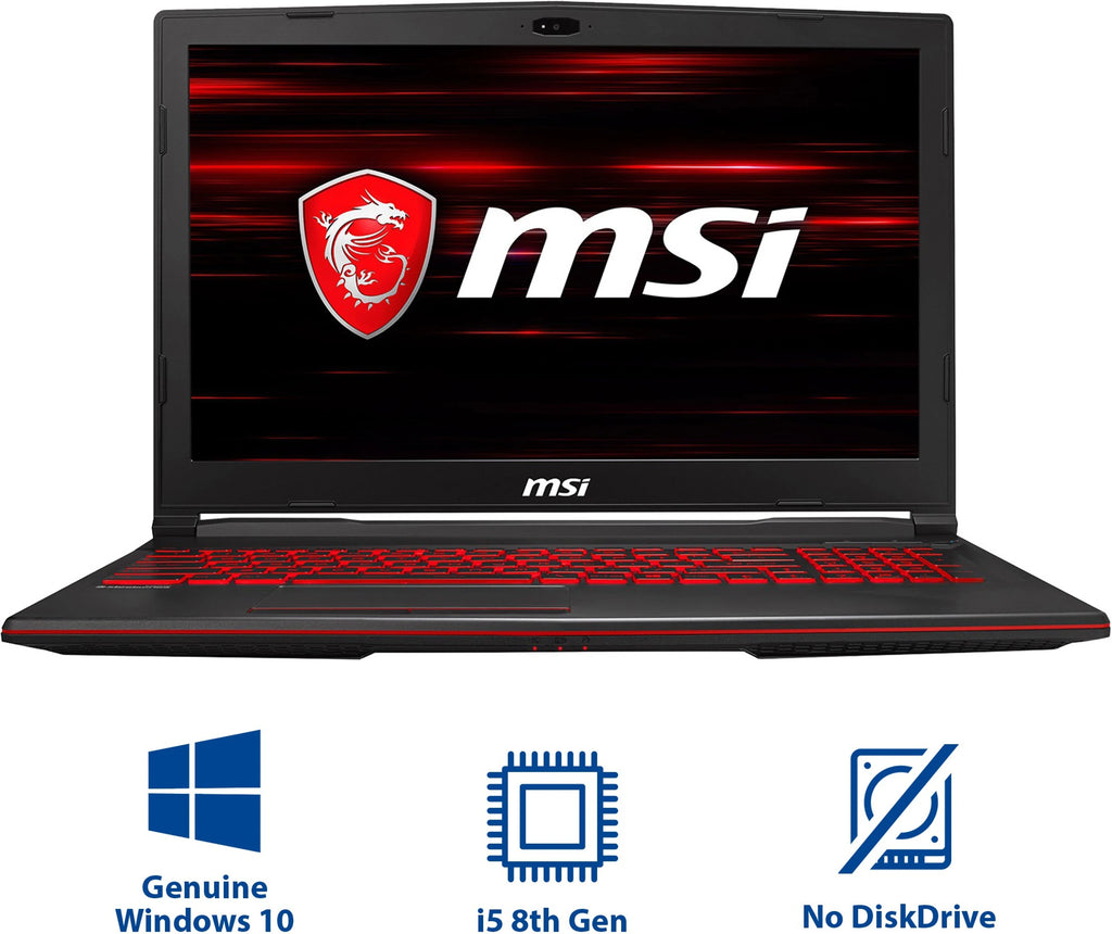 MSI GL Series Intel Core i5 8th Gen 8300H - (8 GB/1 TB HDD/Windows 10 Home/4 GB Graphics/NVIDIA GeForce GTX 1050) GL63 8RC Gaming Laptop (15.6 Inch, Black, 2.2 kg)