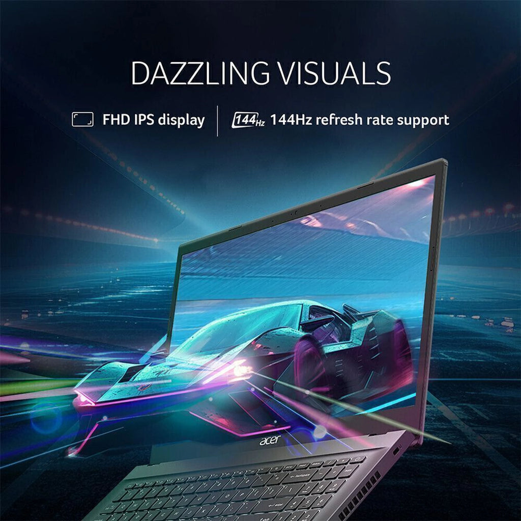 Acer Aspire 7 Intel Core i5 12th Gen 12450H - (16 GB/512 GB SSD/Windows 11 Home/4 GB Graphics/NVIDIA GeForce RTX 3050/144 Hz) A715-76G-548J Gaming Laptop (15.6 Inch, Charcoal Black, 2.1 Kg)